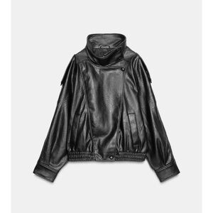 Zara Black Leather Jacket